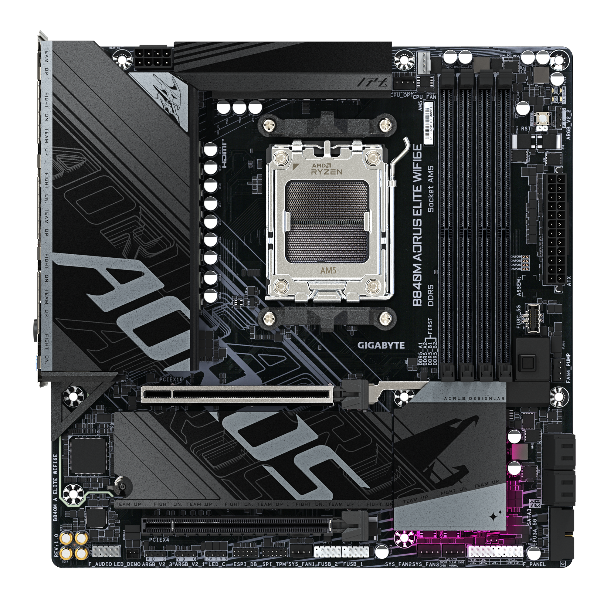 Gigabyte B840M Aorus Elite | WIFI6E AM5 Motherboard