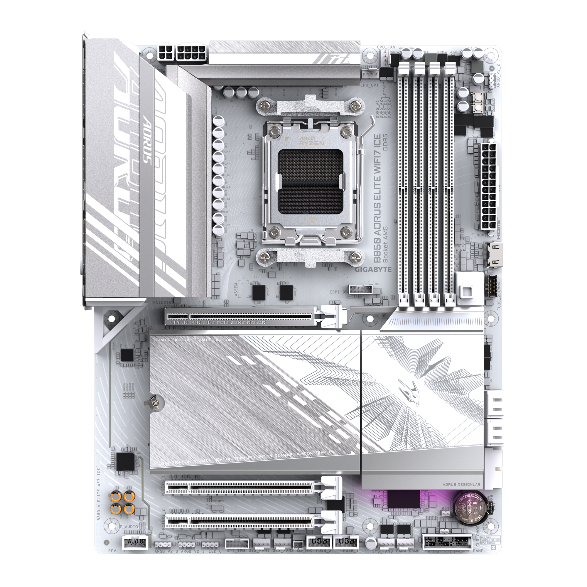 Gigabyte B850 Aorus Elite Ice | WIFI7 AM5 Motherboard