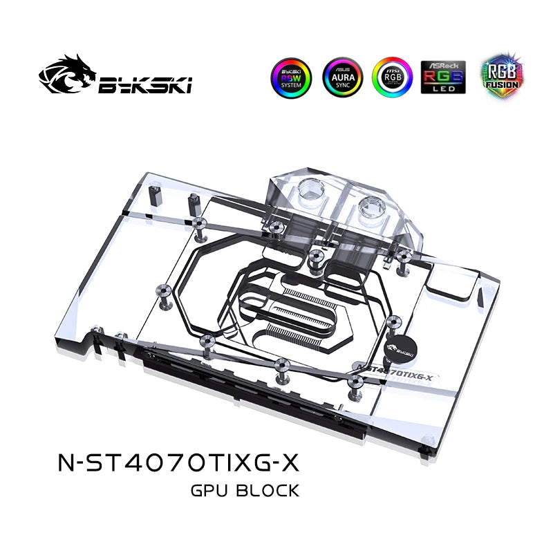 Bykski N-ST4070TIXG-X GPU BLOCK ZOTAC 4070Ti-12GB X-GAMING OC