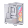 Corsair 3500X RS-R | ARGB Tempered Glass Micro Case (White/Black)