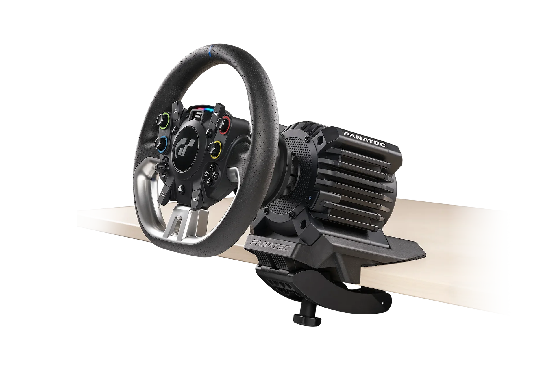 Fanatec GRAN TURISMO DD RACING WHEEL PRO EU 90W PSU and QR2L