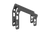 Fanatec ClubSport Cockpit Inverted Pedal Mount Brackets