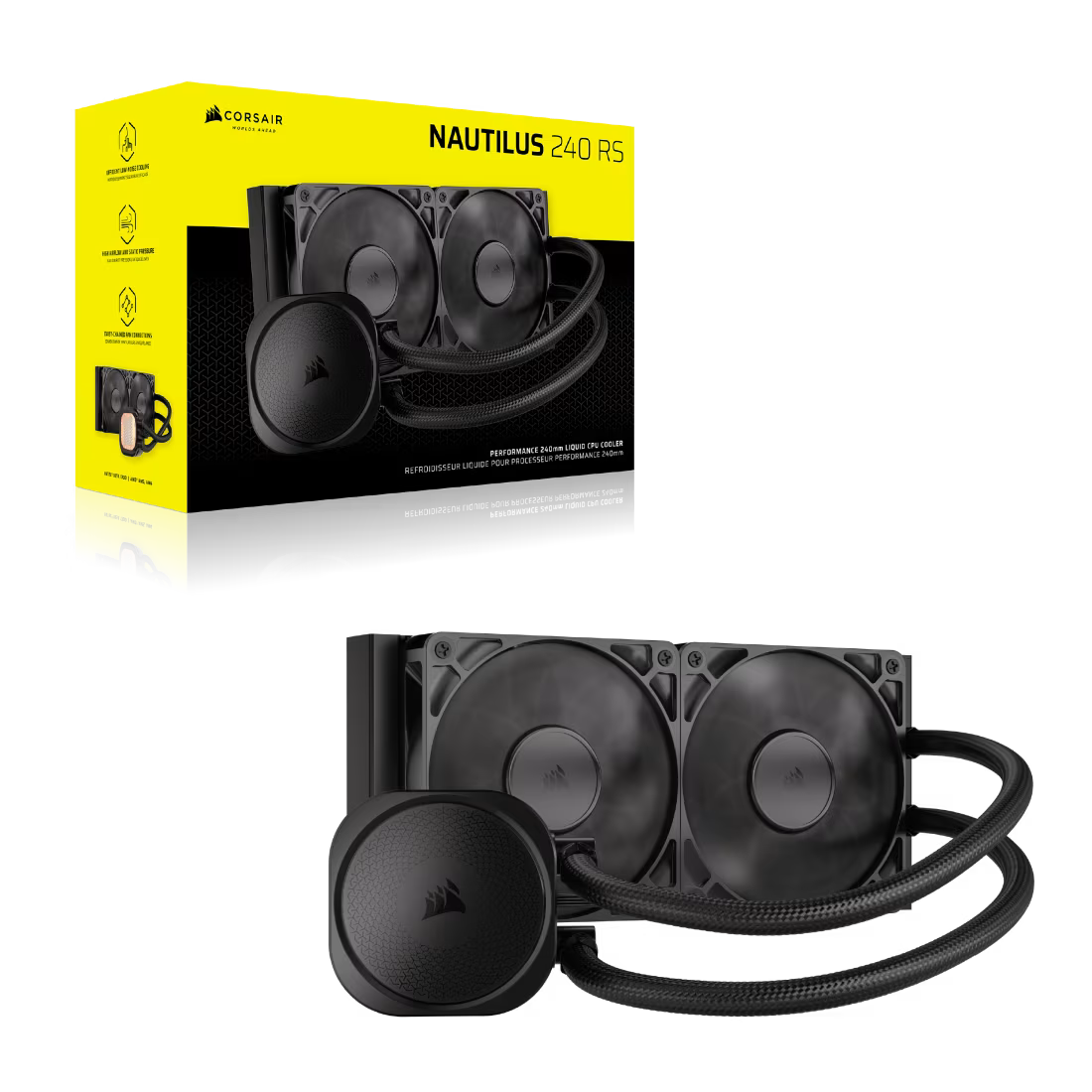 CORSAIR NAUTILUS RS Liquid CPU Cooler (240mm/360mm)