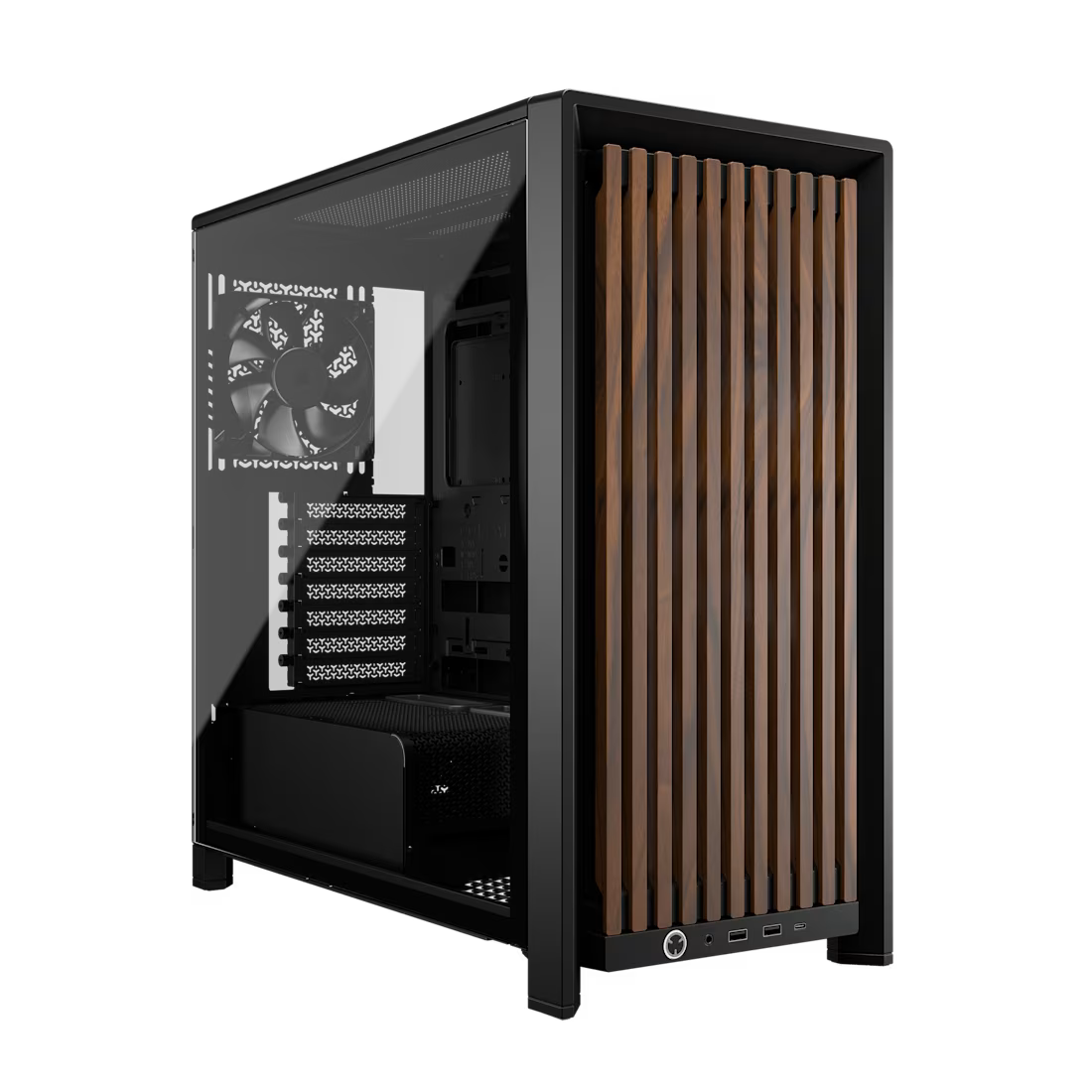 CORSAIR FRAME 4000D WOOD RS | Modular Mid-Tower PC Case