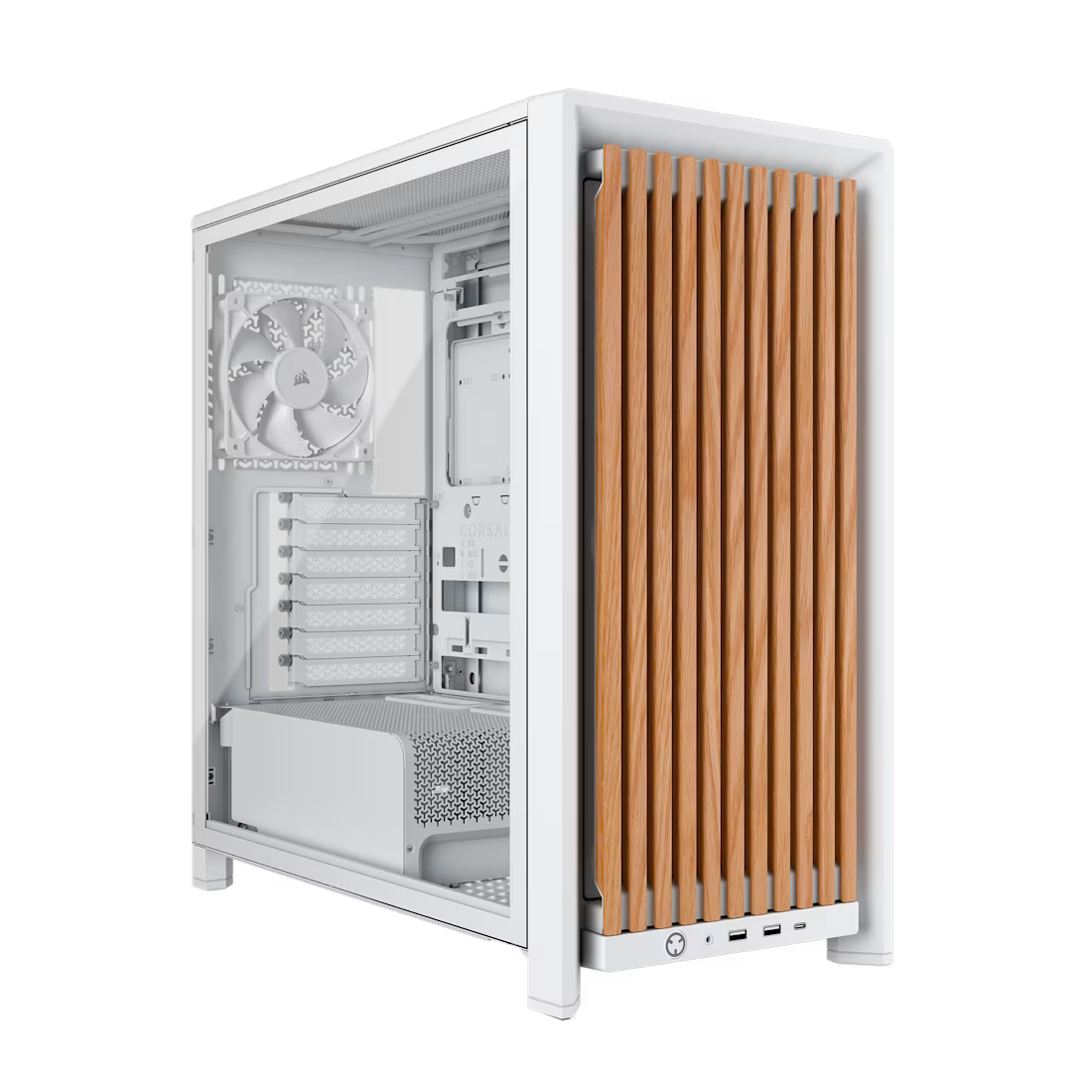 CORSAIR FRAME 4000D WOOD RS | Modular Mid-Tower PC Case
