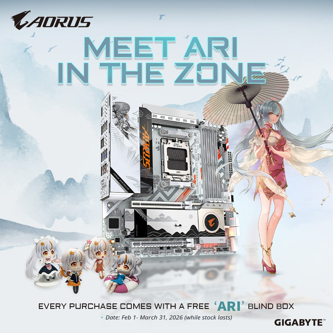 Gigabyte B850M Aorus Elite Ice-P | WIFI7 AM5 Motherboard