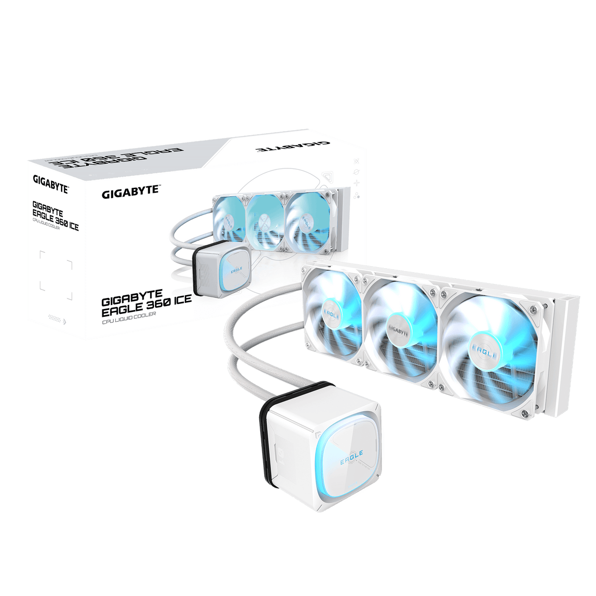 Gigabyte Eagle Ice 360mm AIO ARGB Liquid CPU Cooler