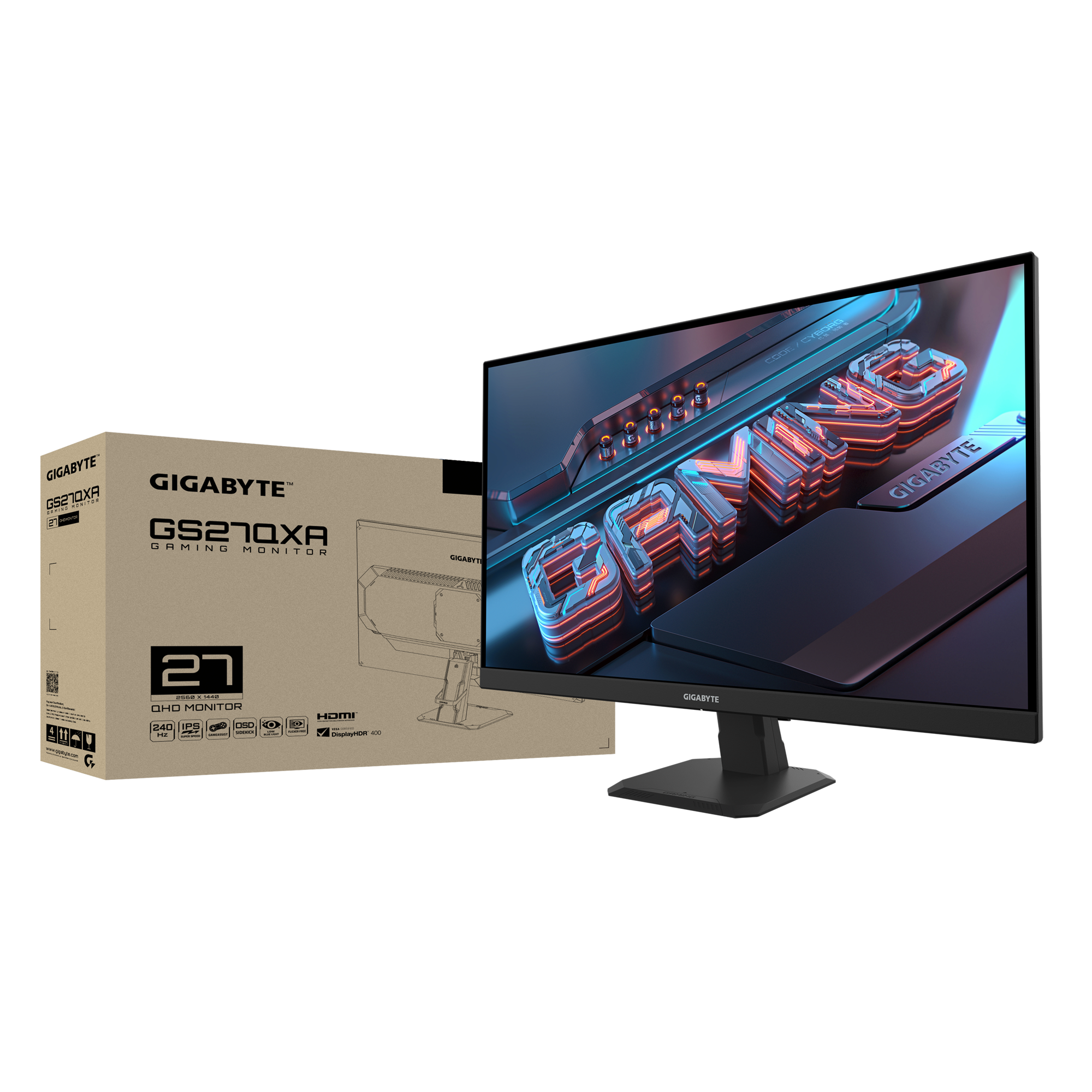 Gigabyte GS27QXA | 27" 1440P 240Hz IPS Gaming Monitor