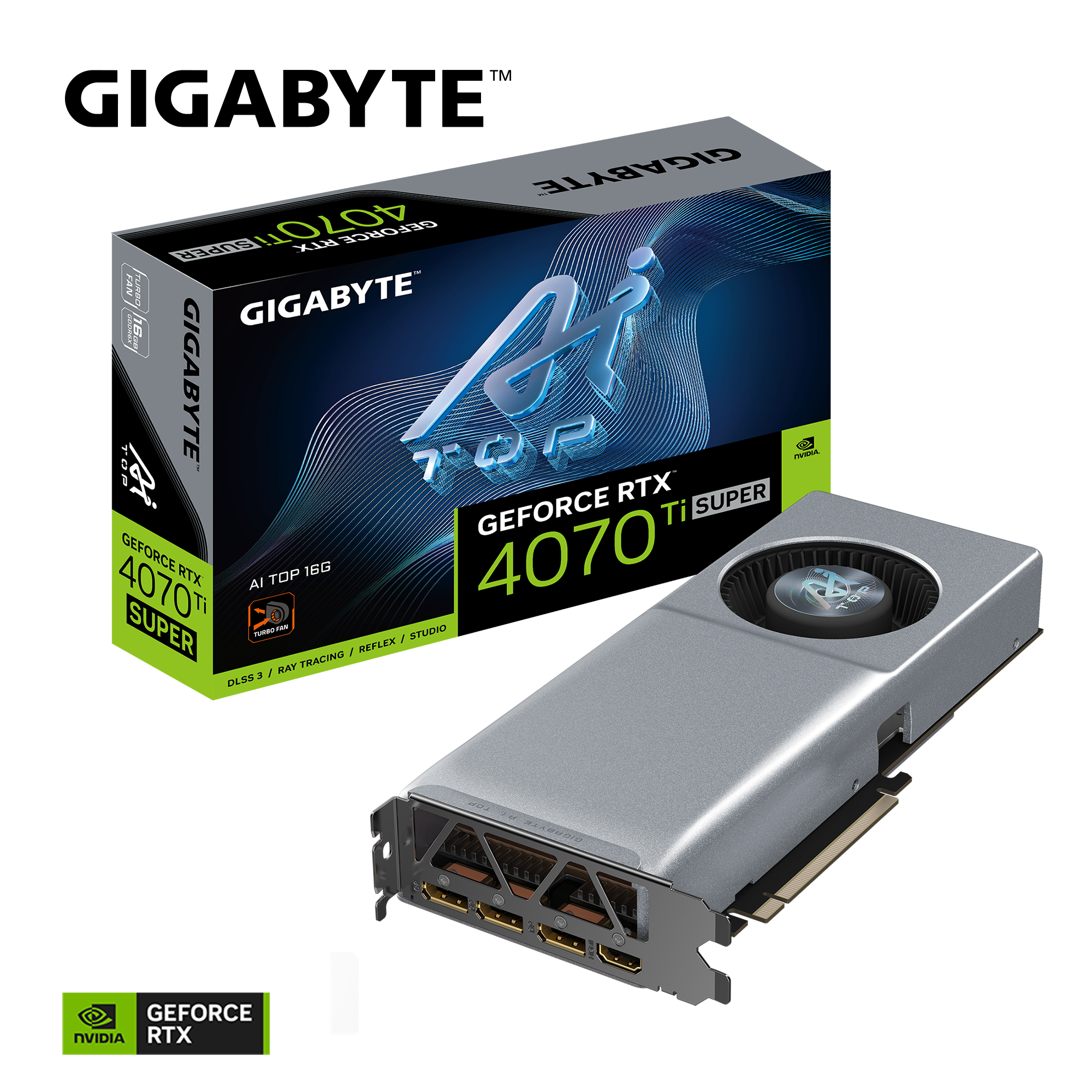 Gigabyte GeForce RTX 4070Ti Super | AI TOP 16GB VRAM GPU