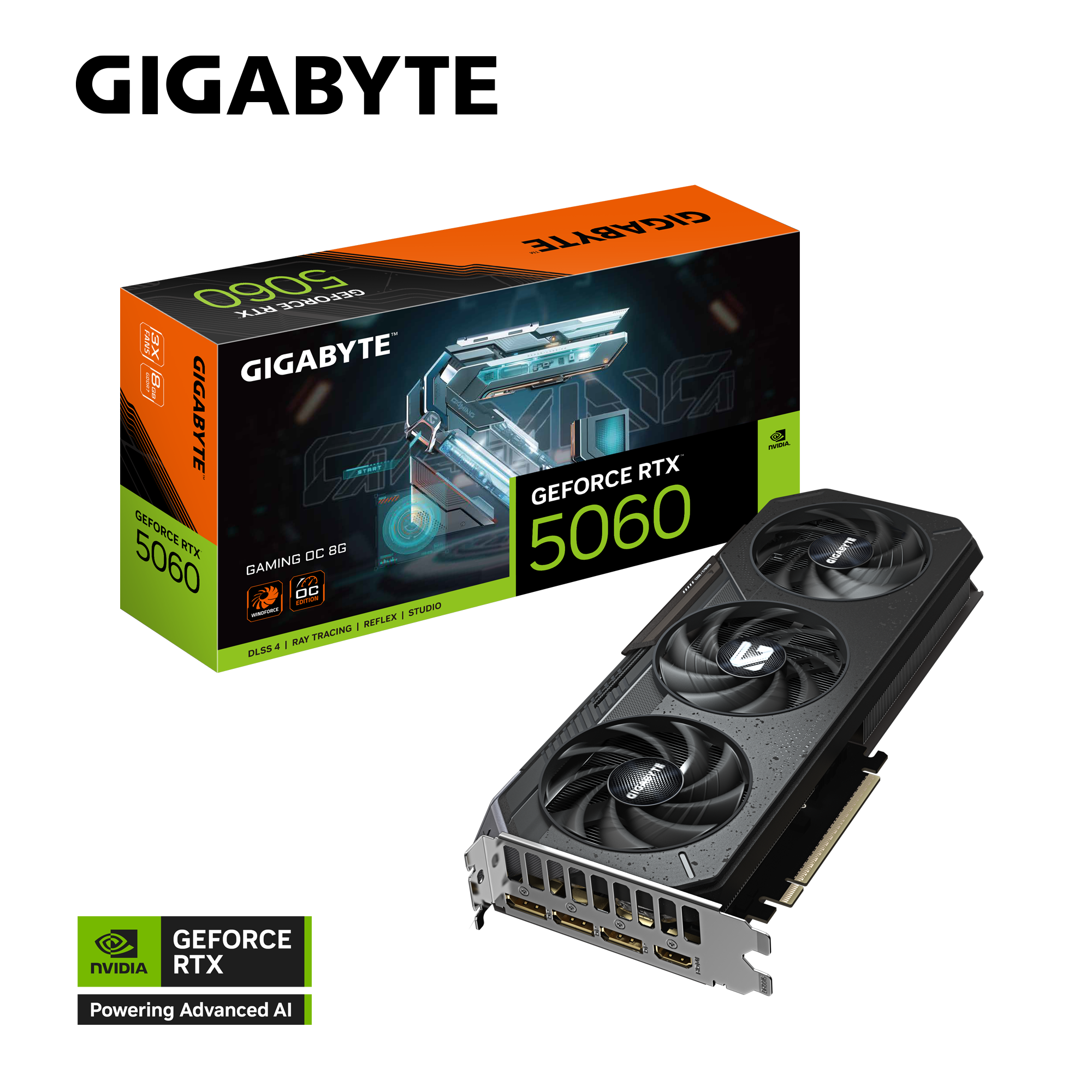 Gigabyte GeForce RTX 5060 | Gaming OC 8GB GPU