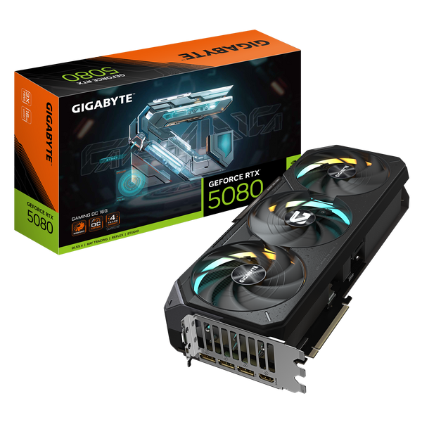 【中古美品】GALAKURO GeForce RTX 5080 GALAX GeForce RTX 5080 BLACK OC D7 16GB Gaming Graphics Card