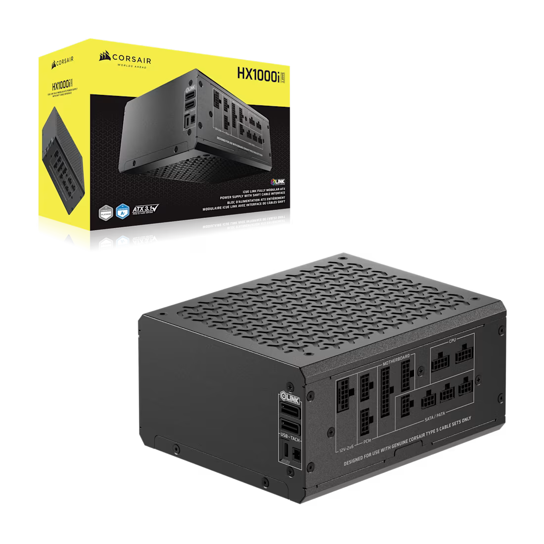 CORSAIR HX1000i SHIFT Fully Modular Platinum ATX Power Supply
