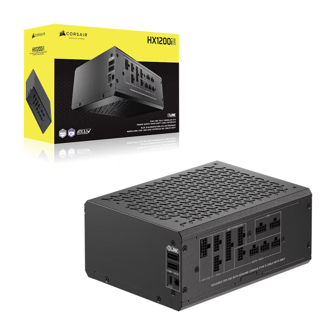 CORSAIR HX1200i SHIFT Fully Modular Platinum ATX Power Supply