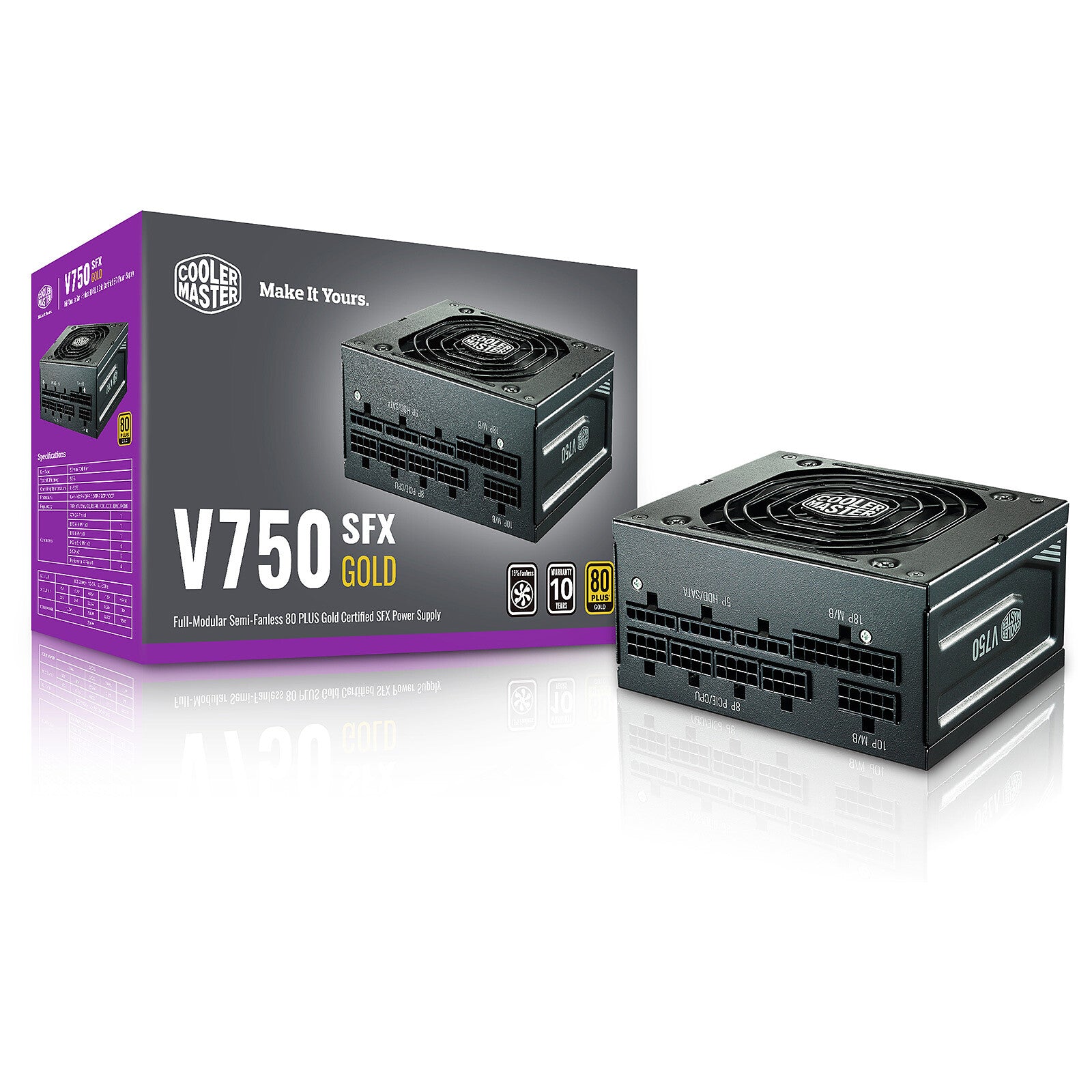 Cooler Master V750 Gold 750W | Fully-Modular 80+ Gold ATX PSU