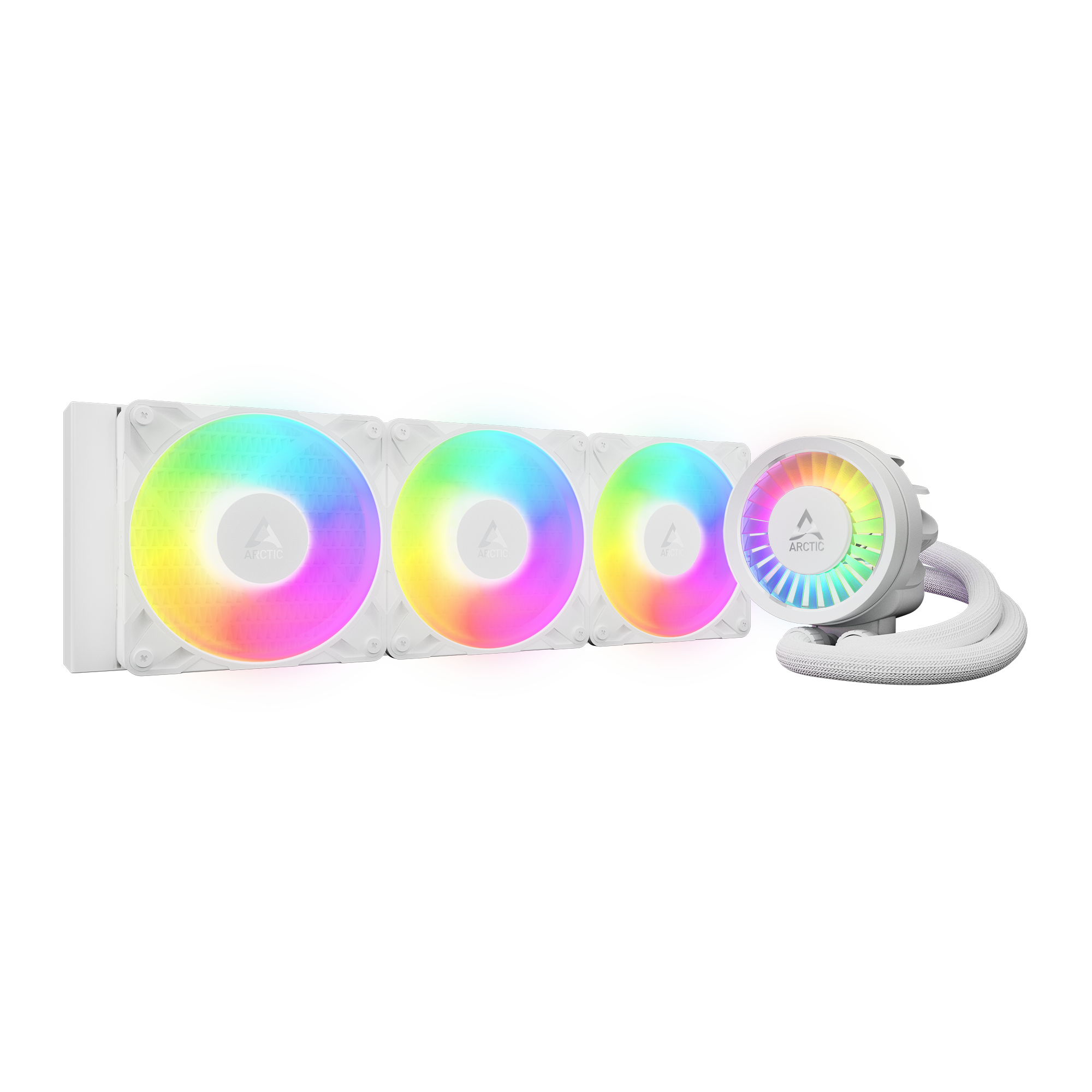 Arctic Liquid Freezer 3 PRO | 360mm AIO ARGB Liquid Cooler (Black/White)