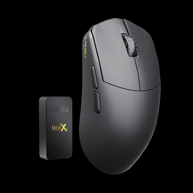 Lamzu Maya X 8K Dongle | Wireless Gaming Mouse (Black)