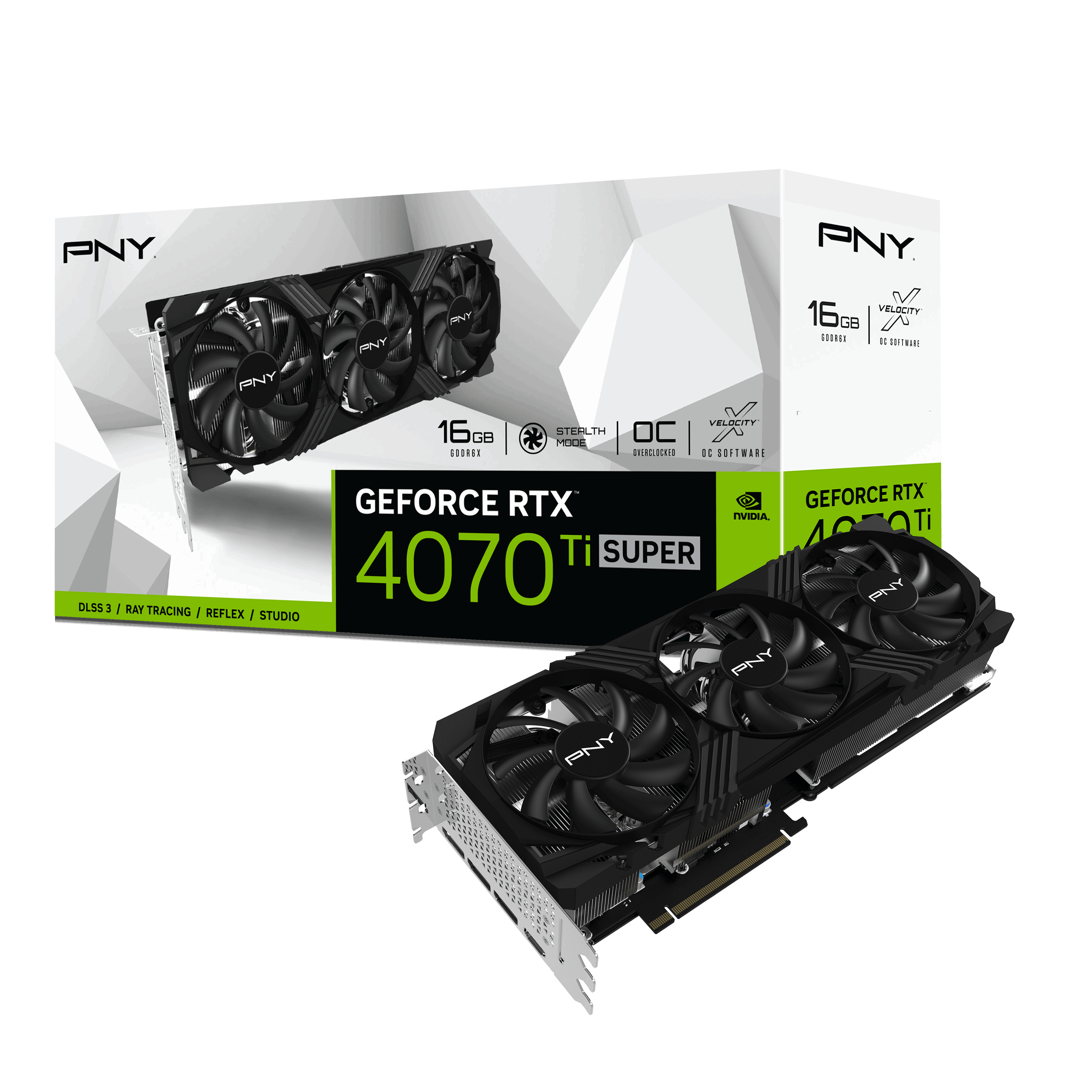 PNY GeForce RTX 4070Ti Super | Verto Triple Fan 16GB GPU