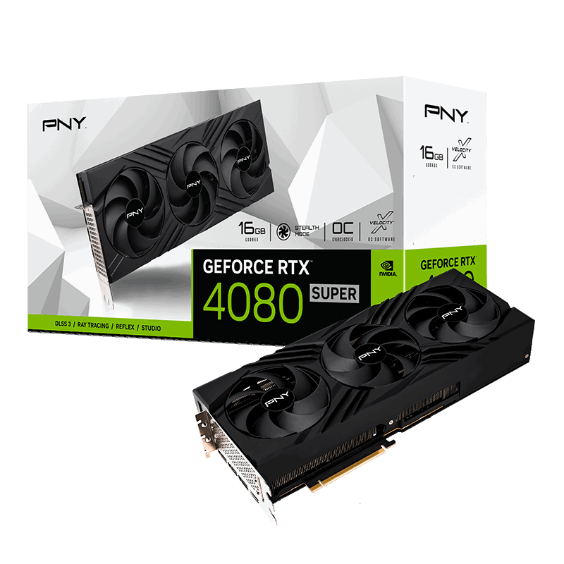 PNY GeForce RTX 4080 Super | Verto Triple Fan 16GB GPU