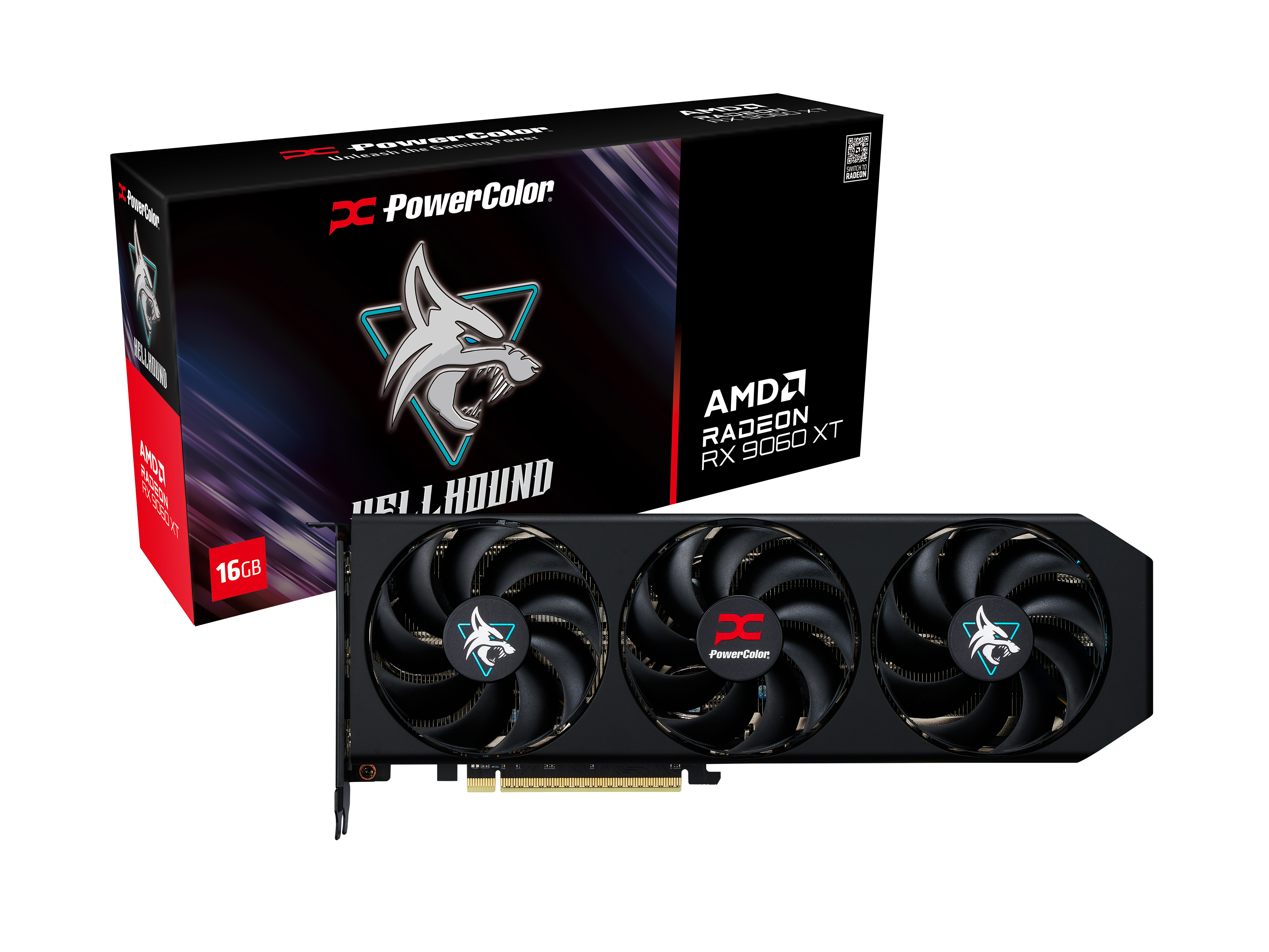 PowerColor Radeon RX 9060 XT | Hellhound 16GB GPU