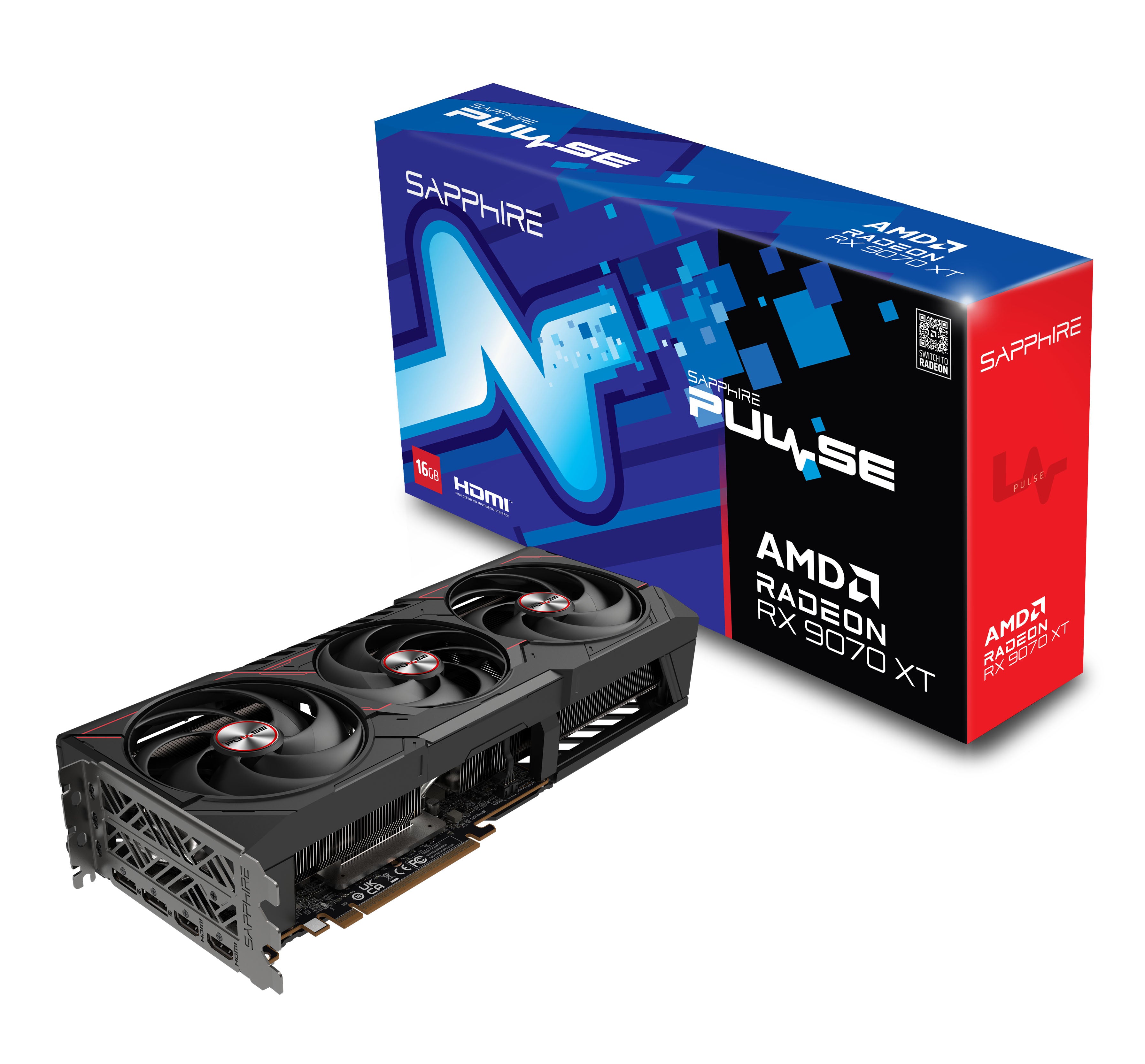 Sapphire Radeon Pulse RX 9070 XT | Gaming 16GB GPU