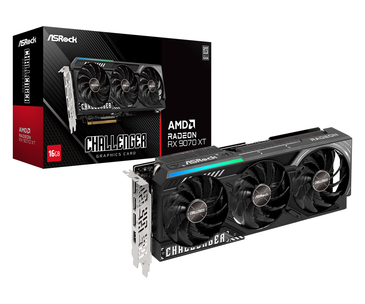 Asrock Radeon RX 9070 XT | Challenger 16GB GPU