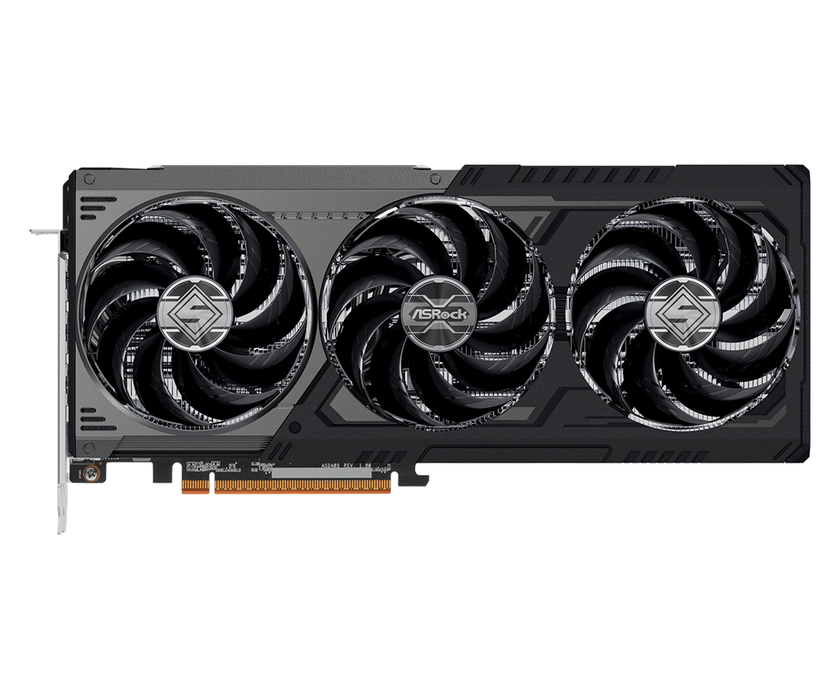 Asrock Radeon RX 9070 XT | Steel legend Dark 16GB GPU