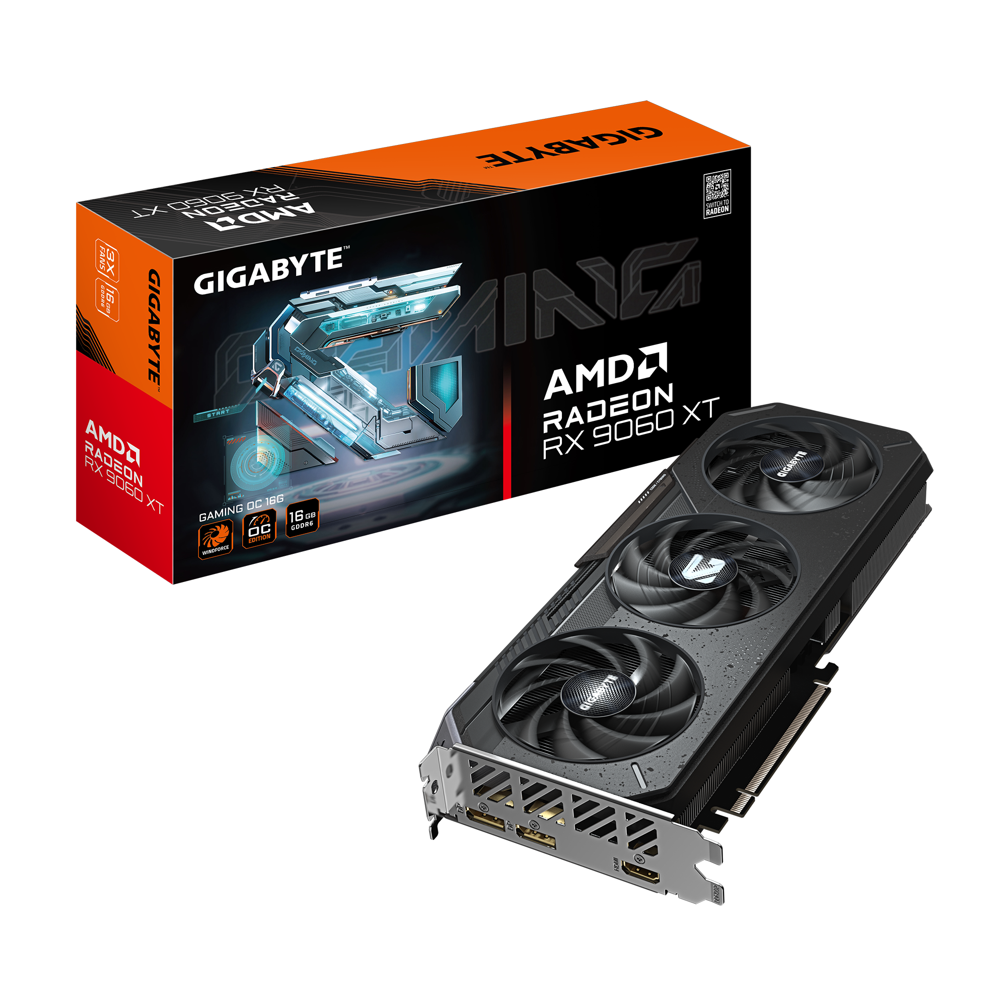 Gigabyte Radeon RX 9060 XT | Gaming OC 16GB GPU