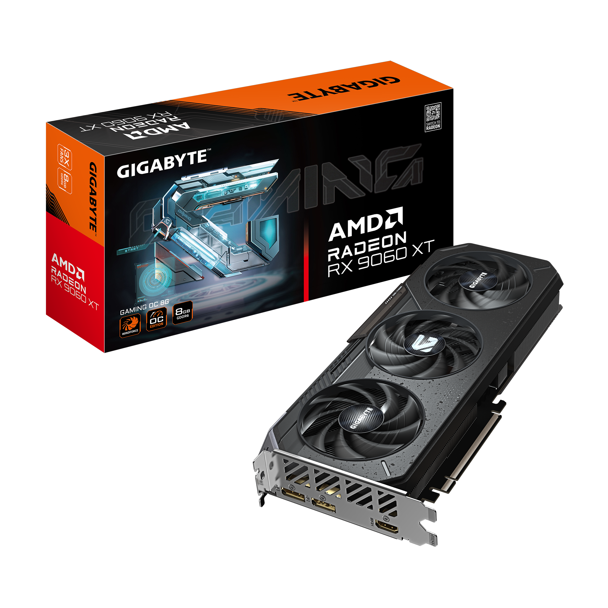 Gigabyte Radeon RX 9060 XT | Gaming OC 8GB GPU