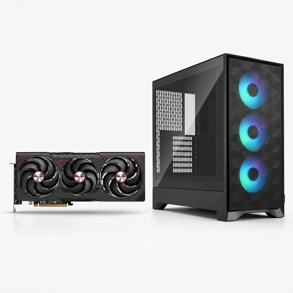 SAPPHIRE PULSE Radeon RX 9070 XT 16GB + Fractal Design Pop 2 Air TG RGB Bundle
