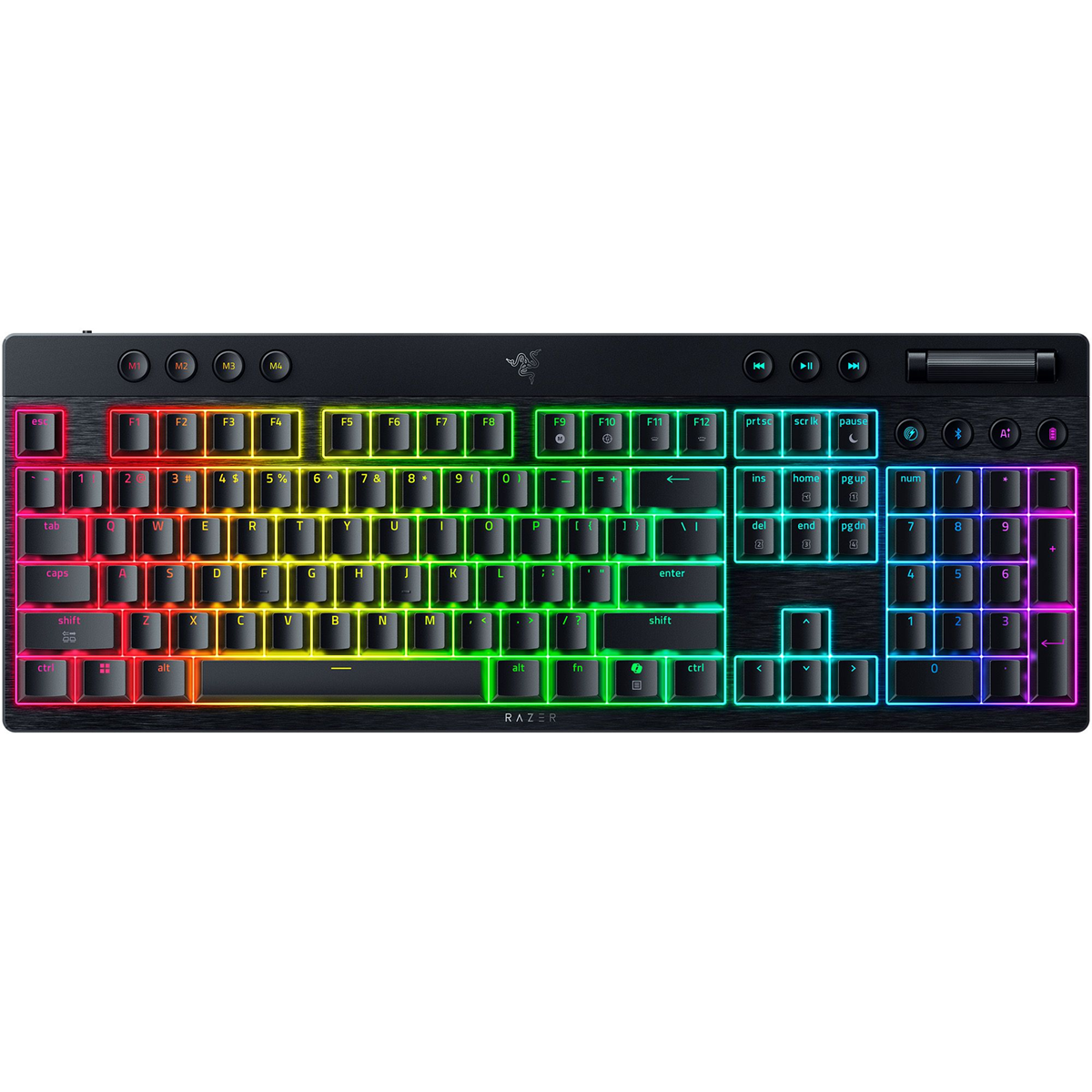 Razer BlackWidow V4 Low-profile HyperSpeed | Wireless Low-Profile Mechanical Gaming Keyboard