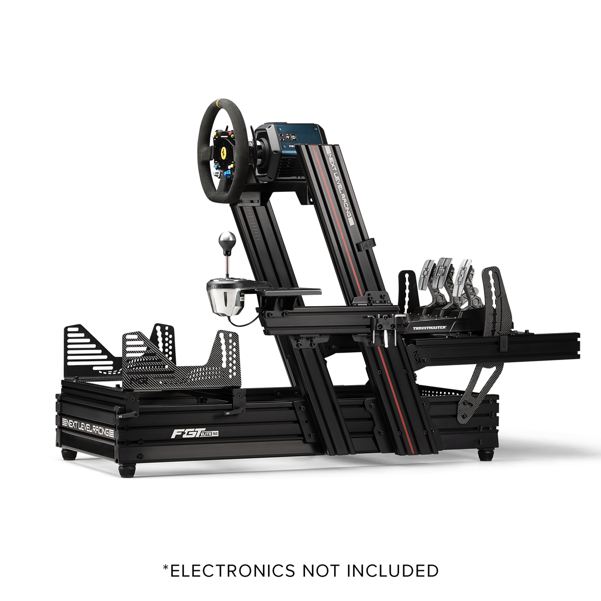 Next Level Racing F-GT | Elite 160 Scuderia Ferrari Edition Racing Cockpit Chassis