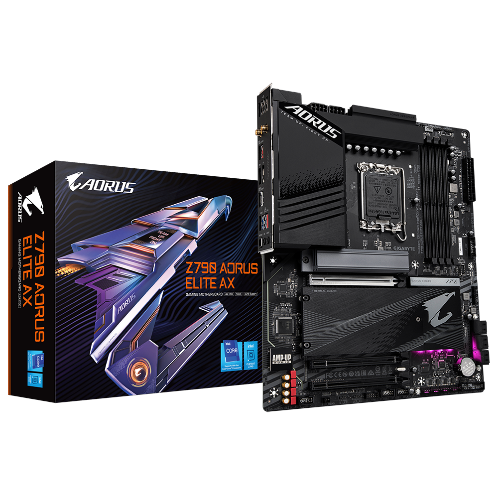 i9 14900KF + Gigabyte Z790 Aorus Elite AX Mobo!