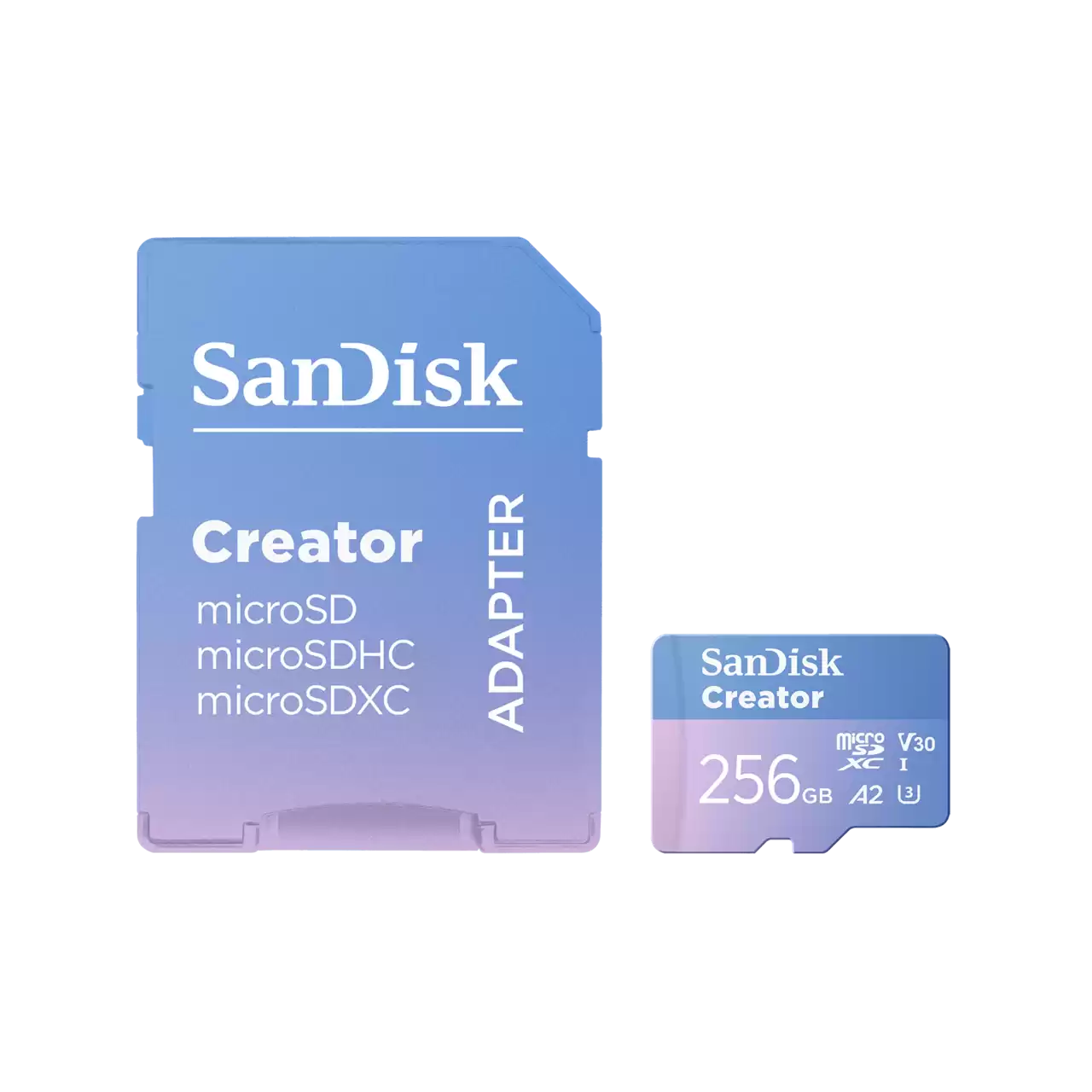SanDisk Creator UHS-I with Adapter | 190MB/s Read, 130MB/s Write microSD Card (128GB. 256GB, 512GB, 1TB)