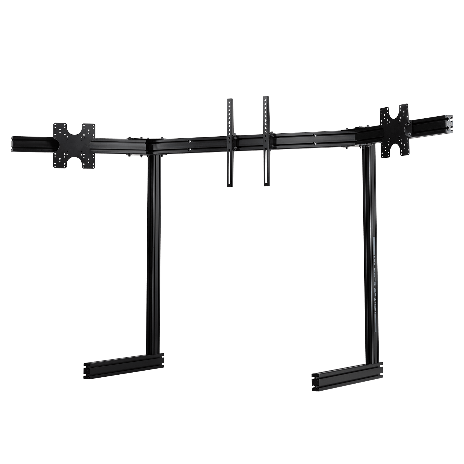 Next Level Racing ELITE Free Standing triple Monitor Stand Black | Racing Cockpit Monitor Stand