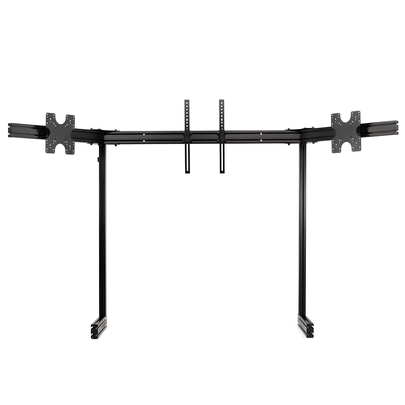 Next Level Racing ELITE Free Standing triple Monitor Stand Black | Racing Cockpit Monitor Stand