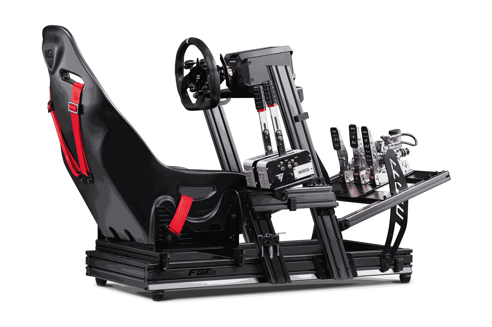 Next Level Racing F-GT Elite Cockpit - Wheel Plate Edition | Racing Cockpit Frame