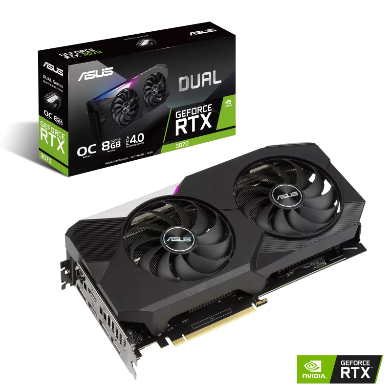 ASUS RTX 3070 Dual OC | 8GB VRAM GPU