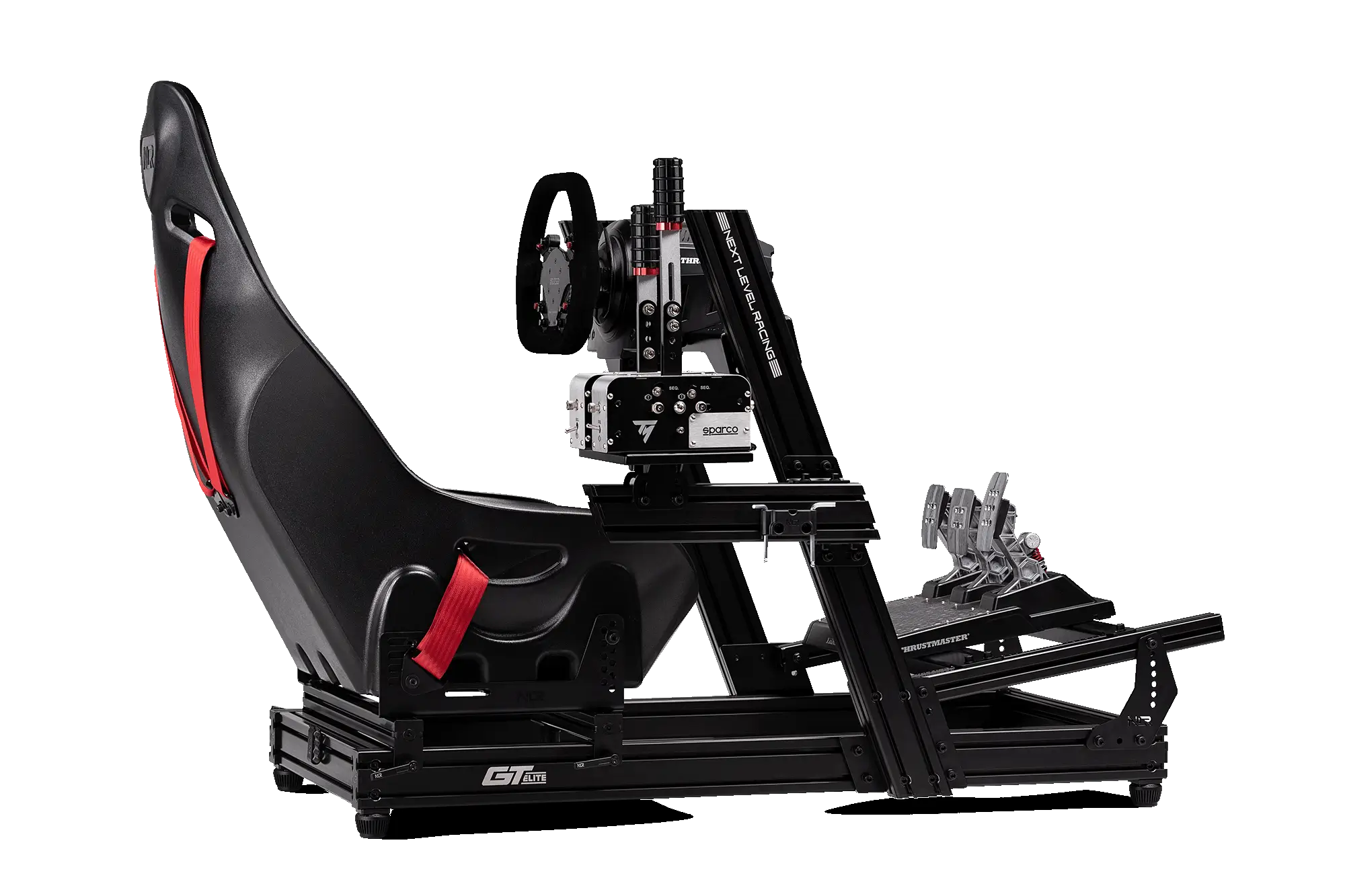Next Level Racing GTElite Aluminium Simulator Cockpit - Wheel Plate Edition | Racing Cockpit Frame