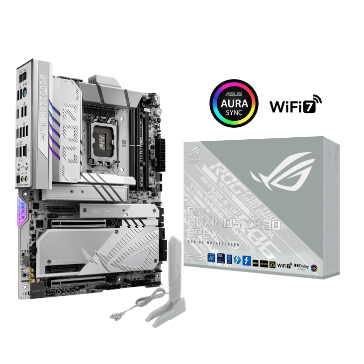 Asus ROG Maximus Z890 Apex Motherboard (White)