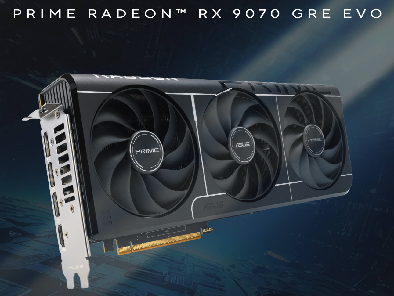 ASUS Prime Radeon™ RX 9070 GRE EVO OC Edition 12GB GDDR6