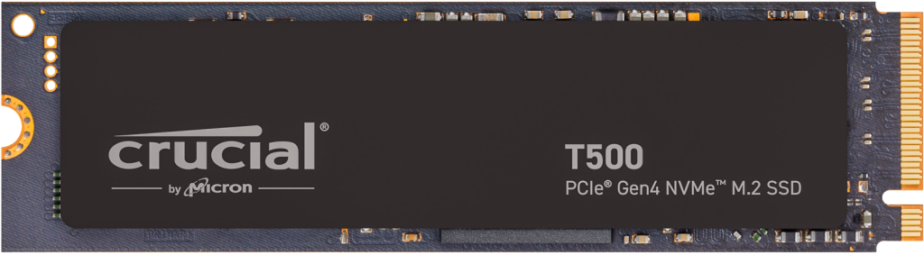 Crucial T500 | PCIe Gen4 NVMe M.2 SSD (No Heatsink)