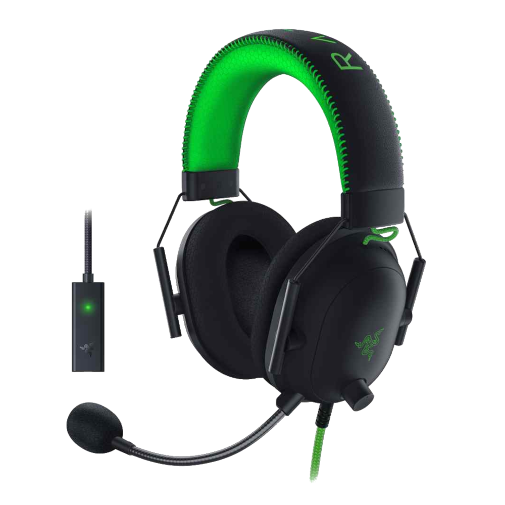 Razer BlackShark V2 | Wired Gaming Headset + USB Sound Card