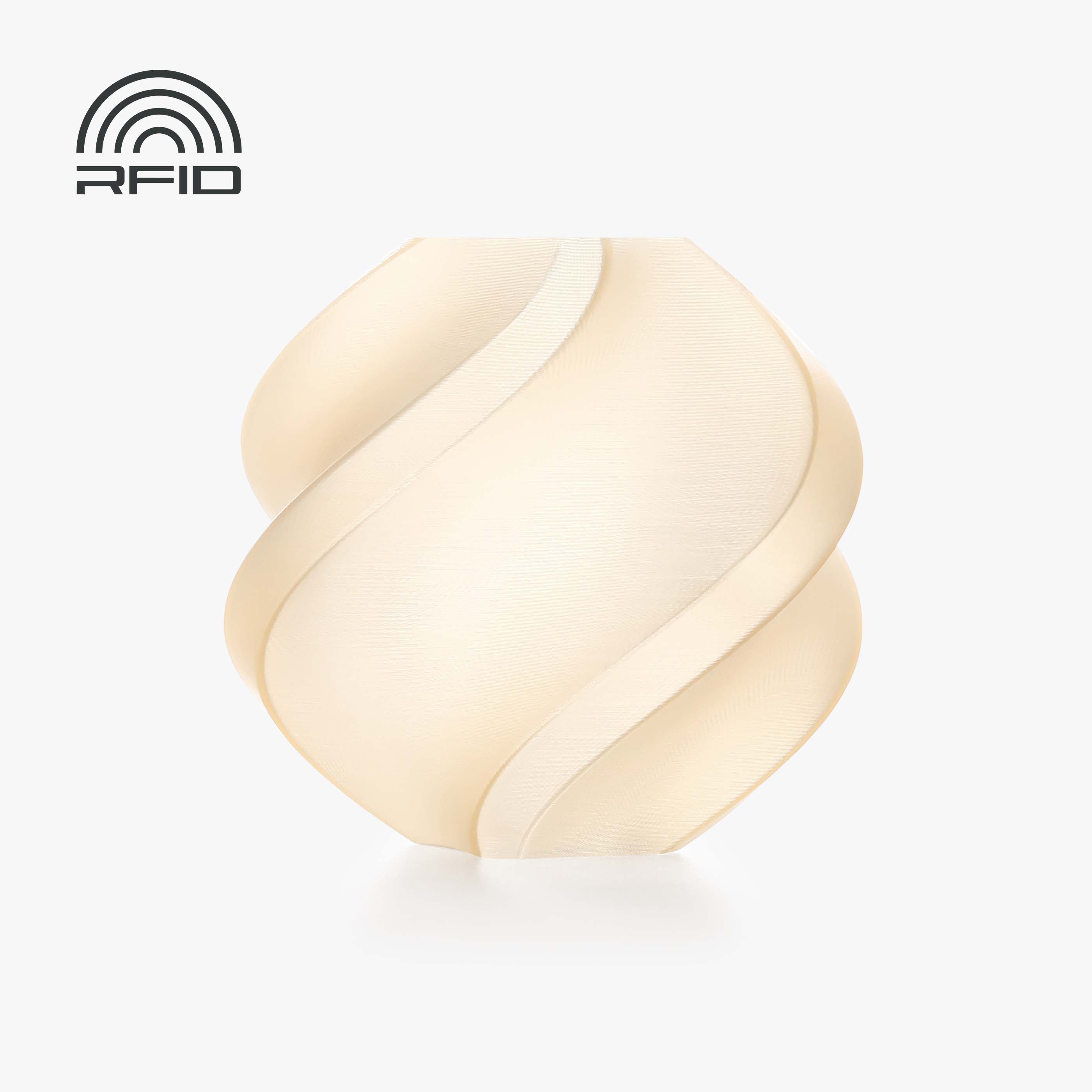 Bambu Lab 3D Printer Filaments | PLA Translucent w Reusable Spool