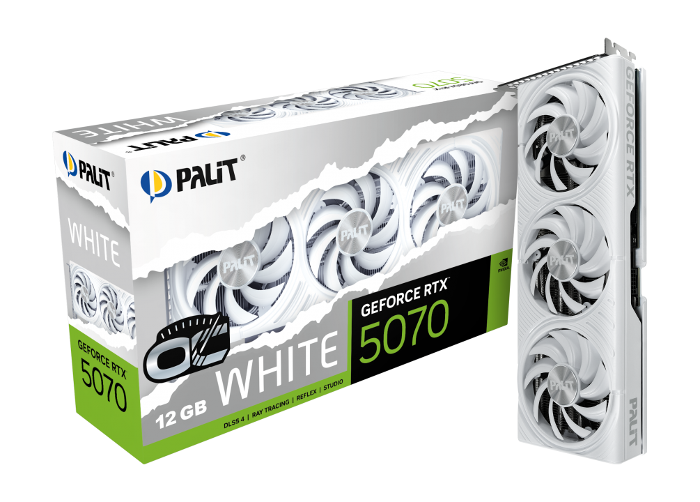 Palit GeForce RTX 5070 | White OC 12GB GPU