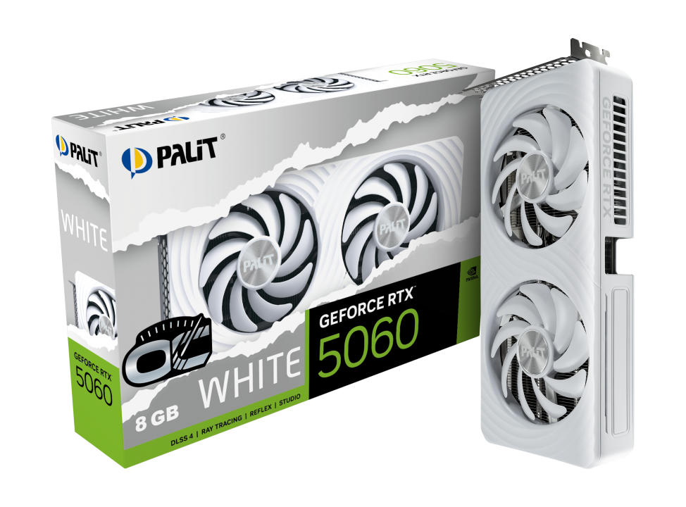 Palit GeForce RTX 5060 | White OC 8GB GPU