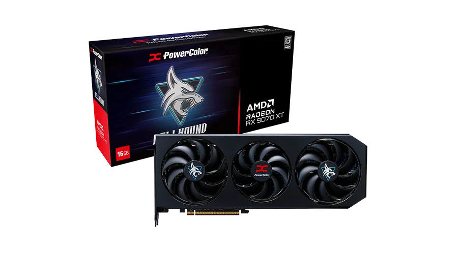 PowerColor Radeon RX 9070 XT | Hellhound 16GB GPU