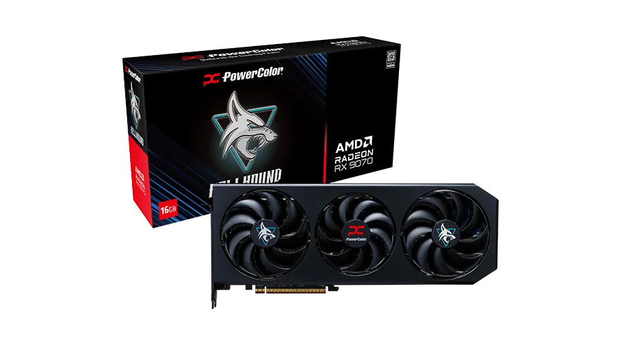 PowerColor Radeon RX 9070 | Hellhound 16GB GPU