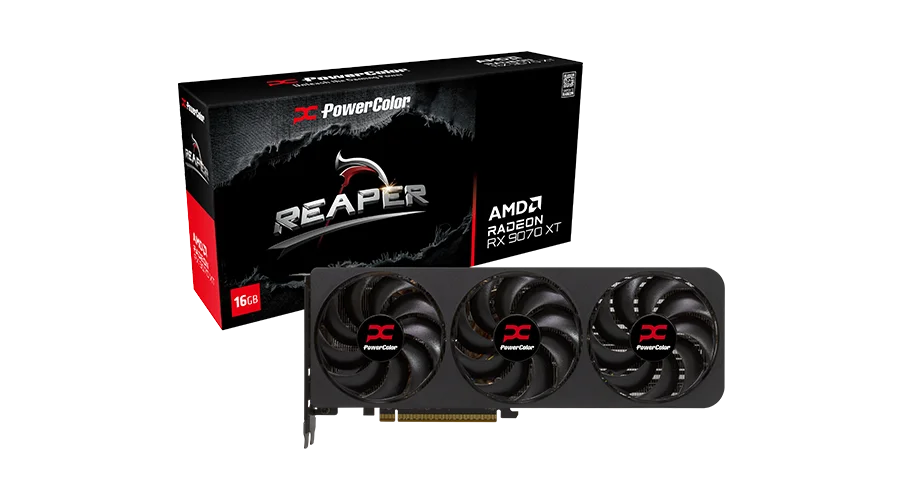 PowerColor Radeon RX 9070 XT | Reaper 16GB GPU