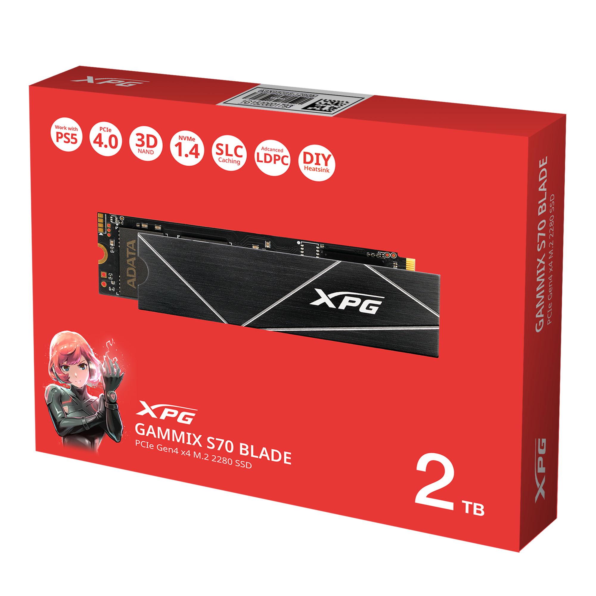 ADATA XPG Gammix S70 Blade | m.2 SSD (1TB, 2TB)