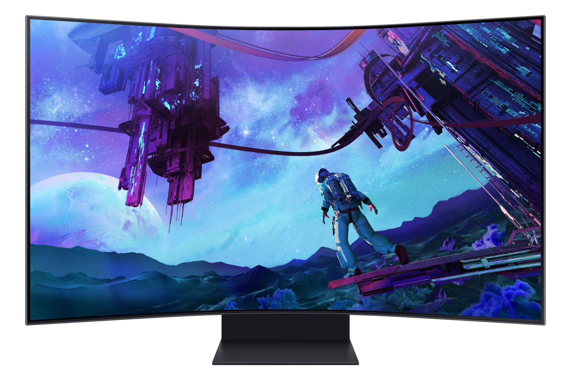 Samsung Odyssey Ark 2 | 55" 165Hz 4K UHD (2160P) Mini LED VA Gaming Monitor
